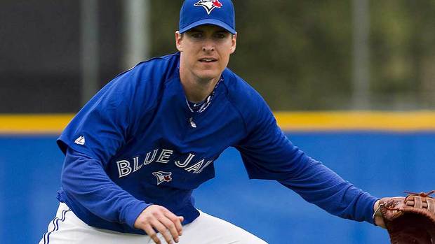 INF Kelly Johnson in Spring Training with the Blue Jays