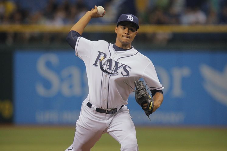 Rays starter Chris Archer allows one run over seven innings for his second career win. (Edmund D. Fountain/Times)