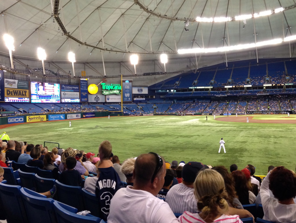 A meager 12,777 fans watched a 9-1 Rays (over a 10-game stretch) beat the Twins by a score of 4-1 Tuesday night at the Trop. 