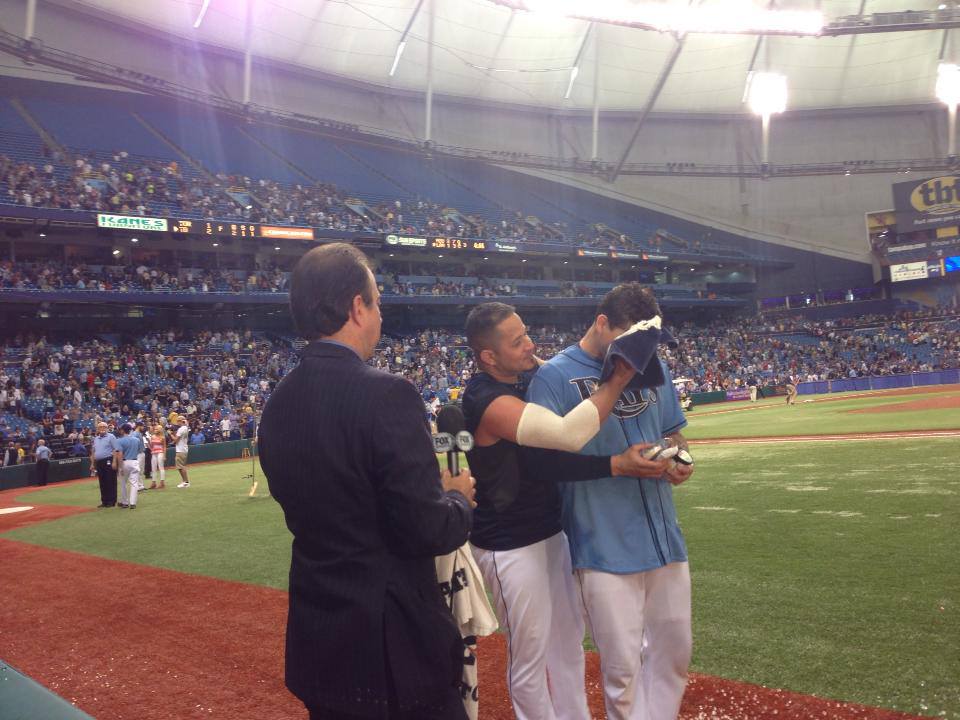 No words necessary. Rays take 2-of-3 from the Jays and win the series. (Photo courtesy of the Tampa Bay Rays)