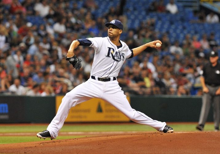 David Price starts against the Boston Red Sox at Tropicana Field. (Photo courtesy of Al Messerschmidt/Getty Images)