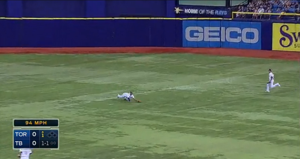 Click the screen shot to be redirected to video of Jennings' web-gem worthy catch.