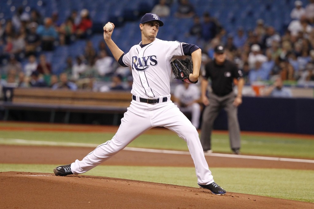 The Los Angeles Dodgers are reportedly in talks with Tampa Bay Rays' hurler Jake Odorizzi. (Photo Credit: Gammons Daily)