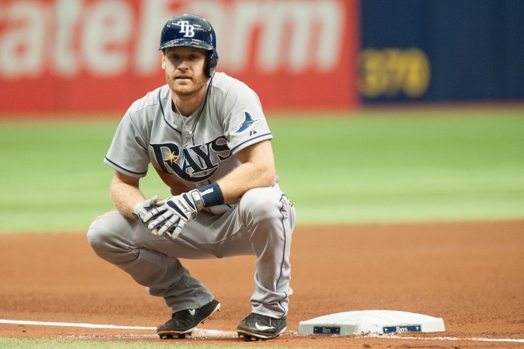Logan Forsythe is reportedly close to inking a two-year deal with the Rays. (Photo Credit: Cliff McBride/Getty Images)