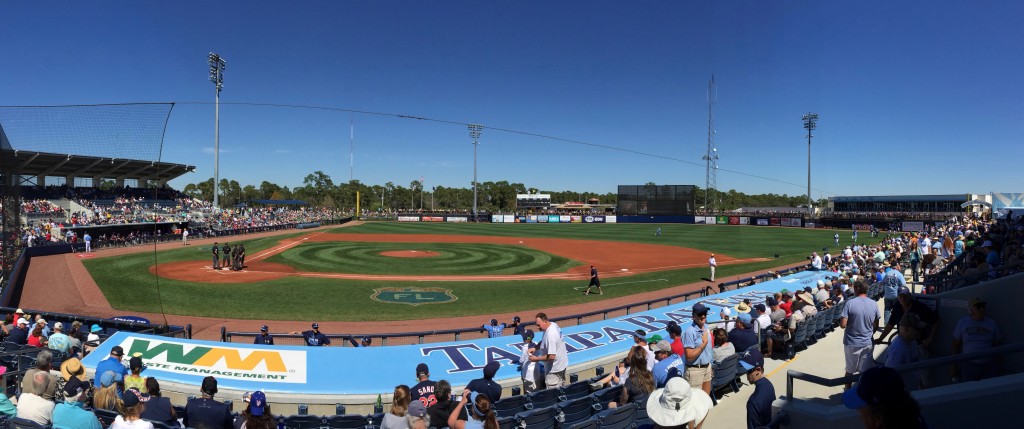 It was the perfect days for baseball in Port Charlotte on Sunday. (Photo Credit: Anthony Ateek/X-Rays Spex)