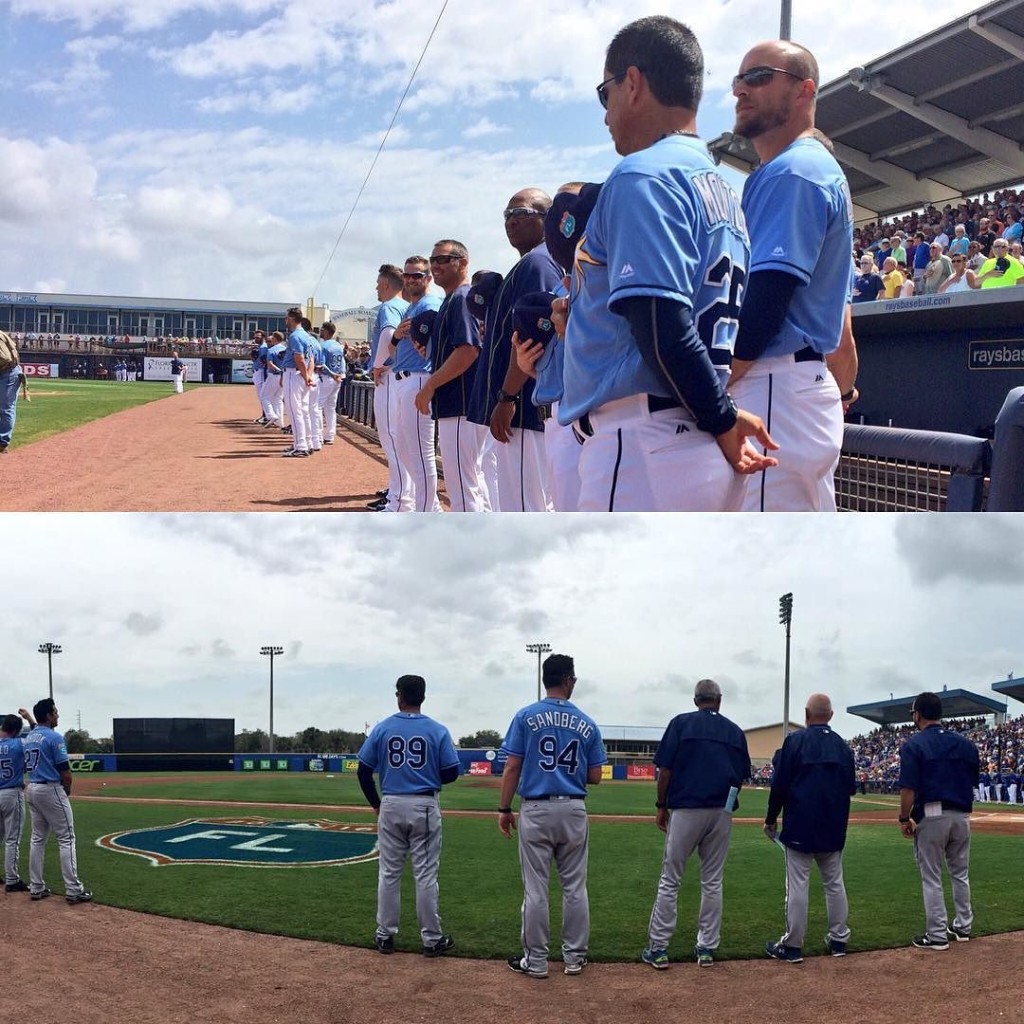 The Tampa Bay Rays took on both the Boston Red Sox and Toronto Blue Jays in split-squad, Grapefruit League action on Sunday. (Photo Credit: Tampa Bay Rays)