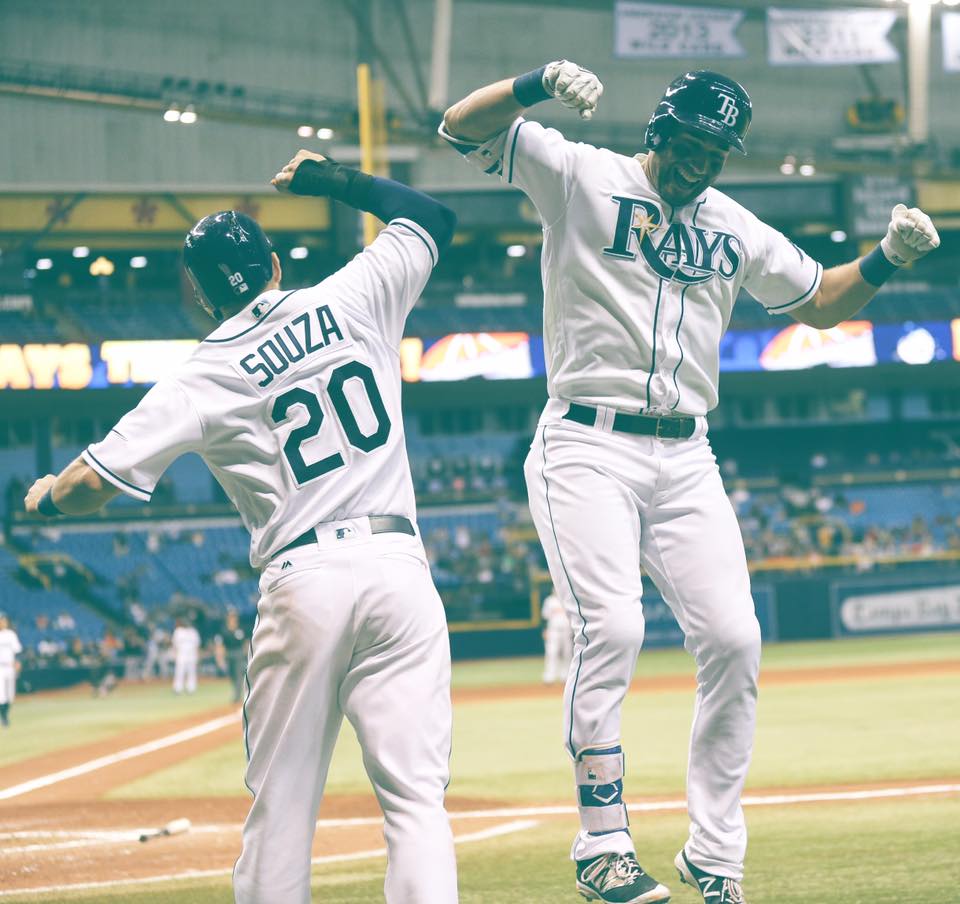 The new bash brothers? (Photo Credit: Tampa Bay Rays)