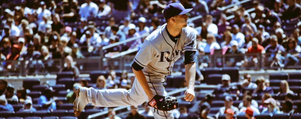 On Sunday Drew Smyly joined Jake Arrieta, Johnny Cueto, Clayton Kershaw and Chris Sale as the only pitchers to go seven or more innings in at least three straight starts. (Photo Credit: Tampa Bay Rays)