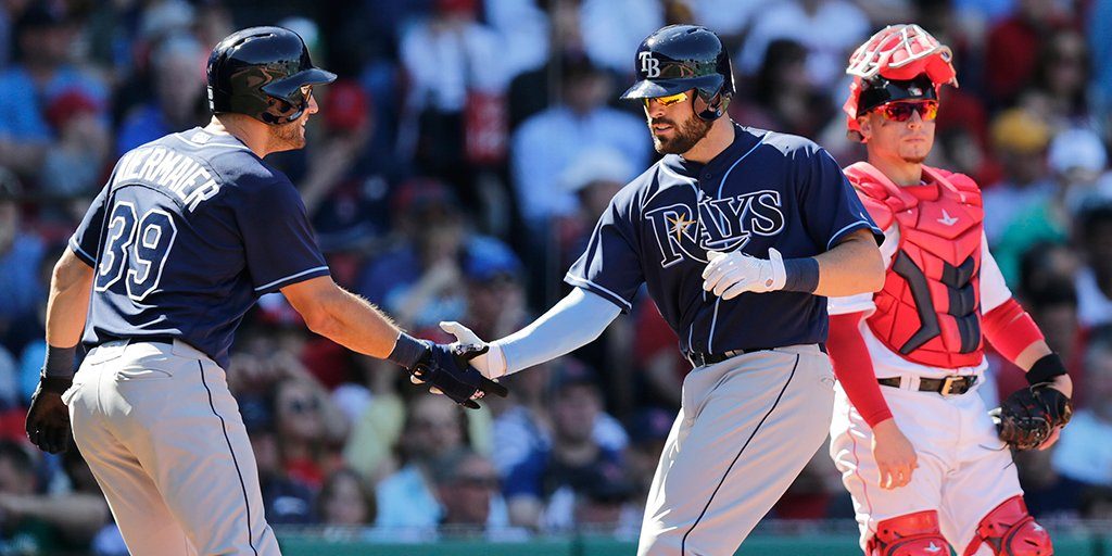A season-high 12 runs propelled the Tampa Bay Rays to back-to-back series wins. (Photo Credit: Tampa Bay Rays)