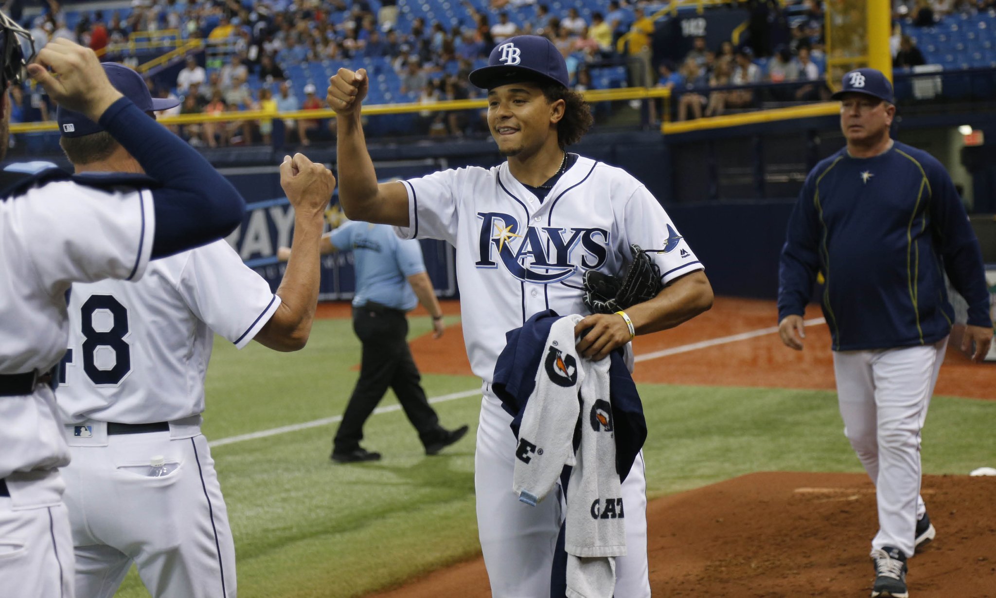Chris Archer gets the start opposite of RHP Jeff Samardzija in the series opener with the Giants on Friday. (Photo Credit: Tampa Bay Rays)