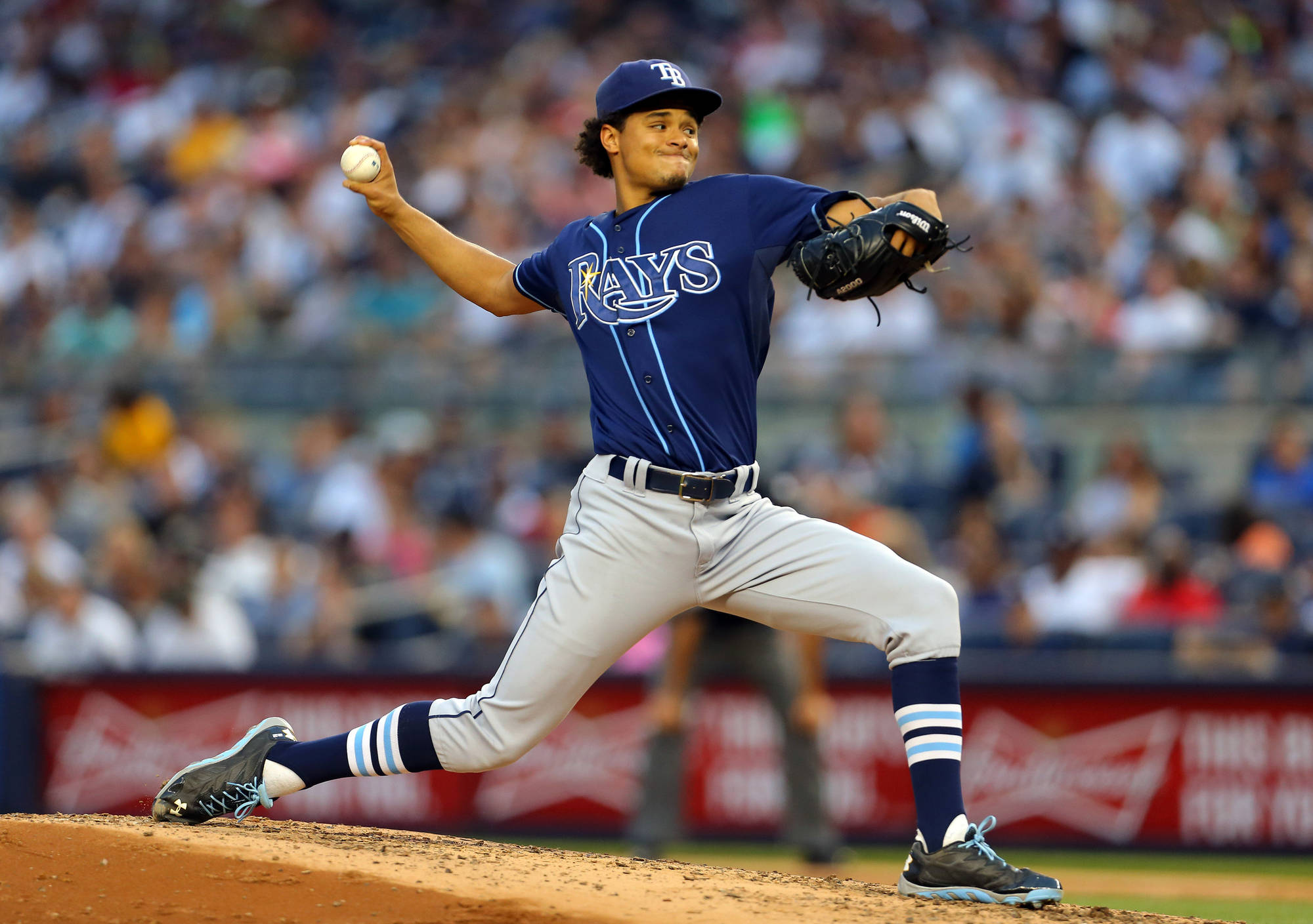 The Tampa Bay Rays traded for Chris Archer in 2011. Might they trade him away five years later? (Photo Credit: Adam Hunger/USA Today Sports)