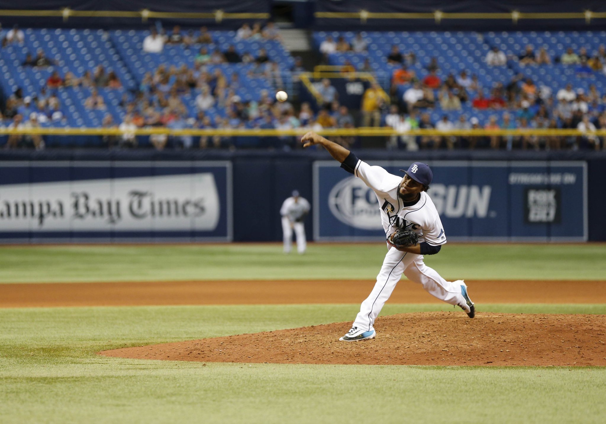 Alex Colome earned his 26th save of the season in the Tampa Bay Rays 3-2, come-from-behind win in the season finale against the Kansas City Royals on Thursday. (Photo Credit: Tampa Bay Rays)