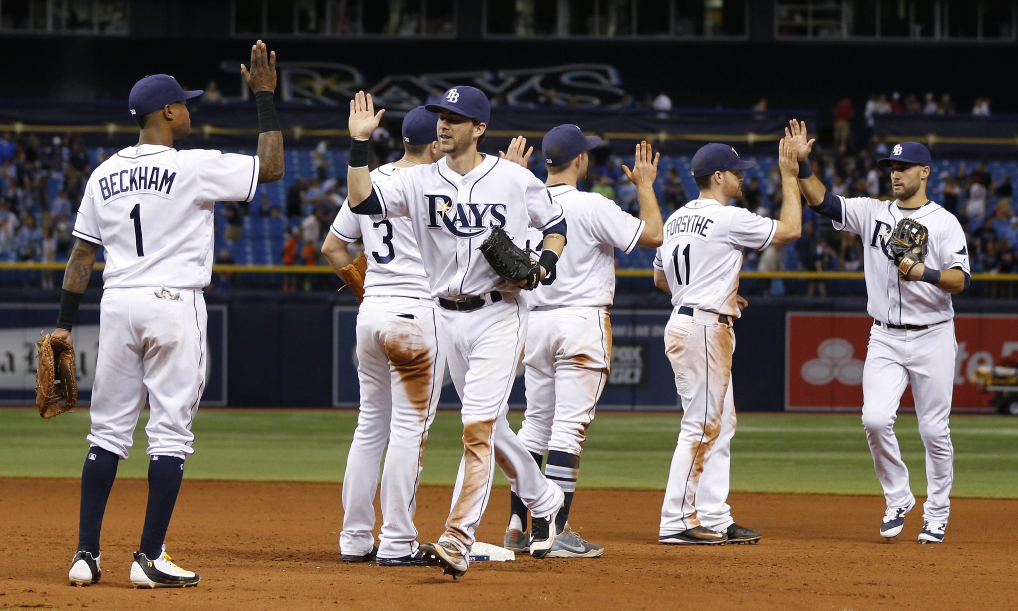 The Tampa Bay Rays improved to 6-3 on the 10-game homestand, and clinched their first winning homestand of the season. (Photo Credit: Tampa Bay Rays)
