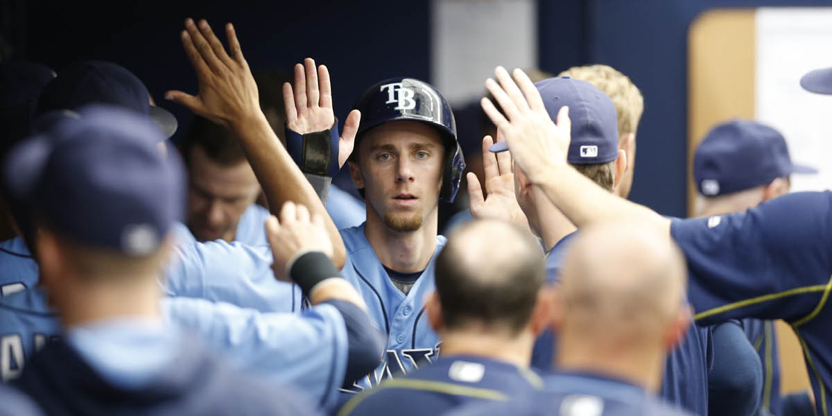 Matt Duffy went 2-4 with an RBI and a run on Sunday. (Photo Credit: Tampa Bay Rays)