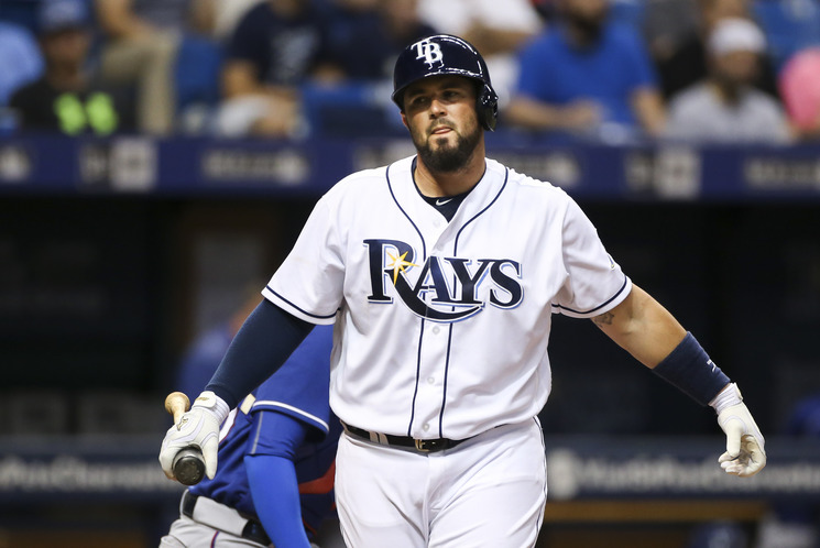 The Tampa Bay Rays parted ways with Bobby Wilson Tuesday afternoon. (Photo Credit: Will Vragovic/Tampa Bay Rays)